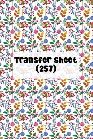 Christmas (13) Transfer Sheet