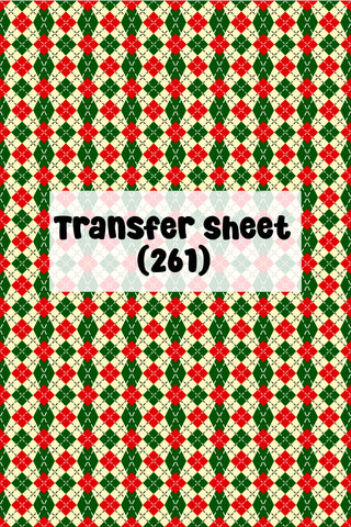 Christmas (17) Transfer Sheet