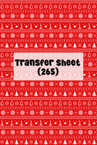 Christmas (21) Transfer Sheet