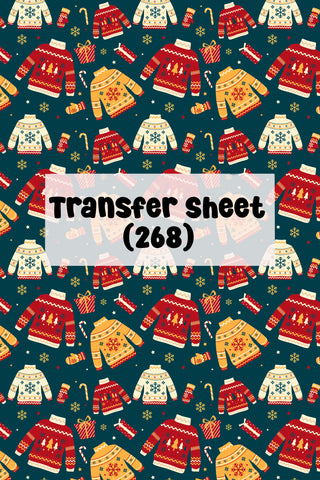 Christmas (24) Transfer Sheet