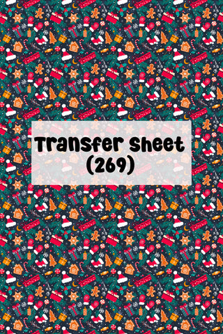 Christmas (25) Transfer Sheet