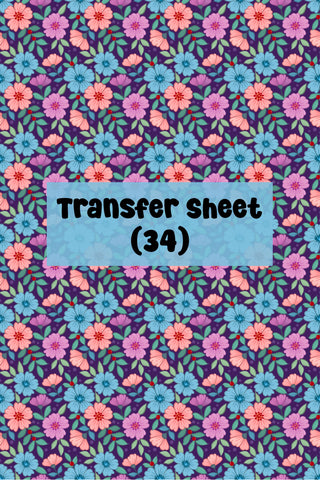 Flowers (09) Transfer Sheet