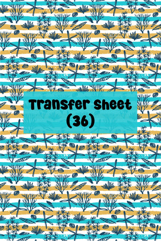 Shells Transfer Sheet