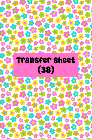 Flowers (10) Transfer sheet