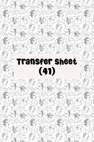 Faces (01) Transfer Sheet