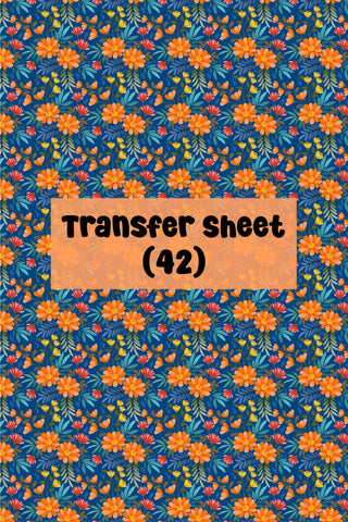 Flowers (11) Transfer Sheet