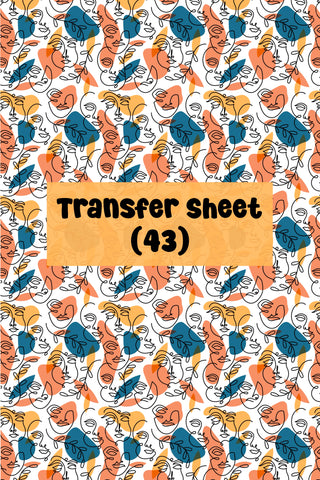 Faces (02) Transfer Sheet