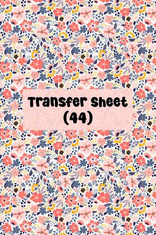 Flowers (12) Transfer Sheet