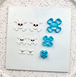 Skull and Bones - Polymer Clay Cutters