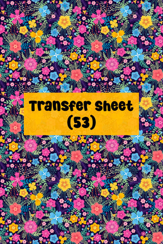Flowers (13) Transfer Sheet