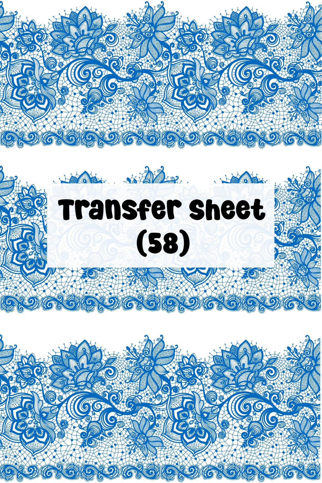 Lace (01) Transfer Sheet – Cut, Clay & Craft
