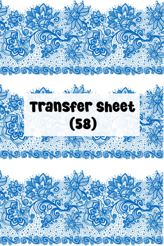 Lace (01) Transfer Sheet