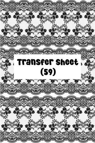 Lace (02) Transfer Sheet