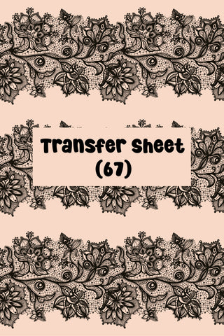 Lace (03) Transfer Sheet