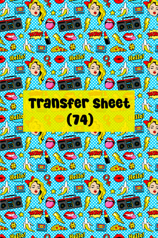 Retro (03) Transfer Sheet