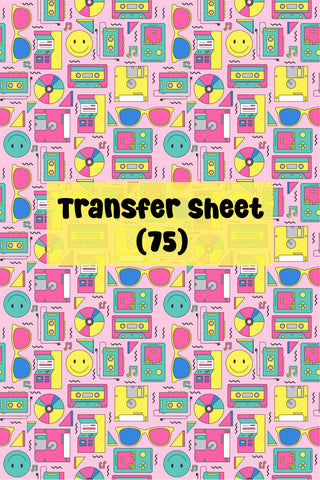 Retro (04) Transfer Sheet