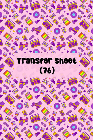 Retro (05) Transfer Sheet