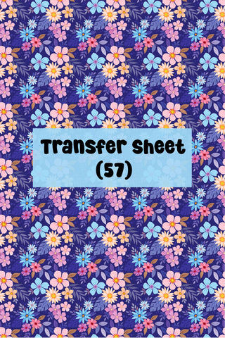 Flowers (14) Transfer Sheet