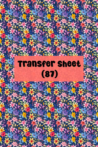Flowers (16) Transfer Sheet