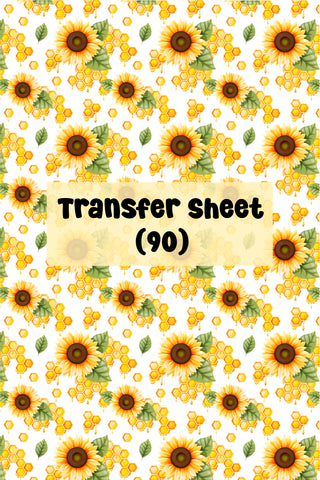 Sunflower's (03) Transfer Sheet