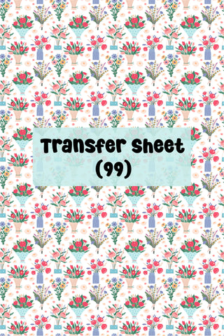 Bouquets (04) Transfer Sheet