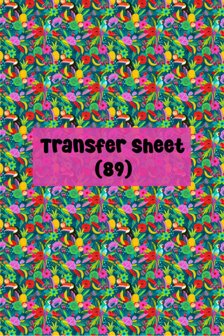 Toucan (03) Transfer Sheets
