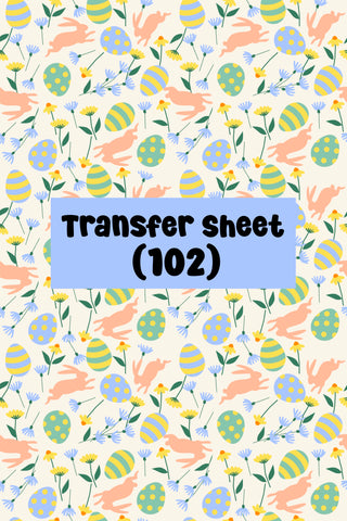 Easter (01) Transfer Sheet