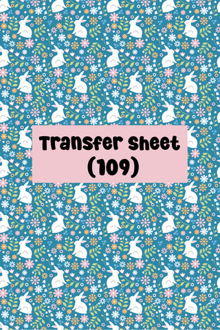 Easter (08) Transfer Sheet