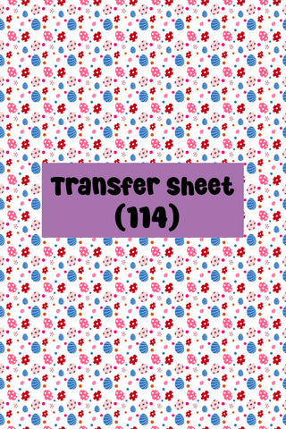 Easter (13) Transfer Sheet