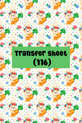 Easter (15) Transfer Sheet