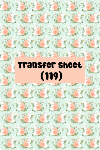 Easter (18) Transfer Sheet