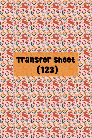 Easter (22) Transfer Sheet