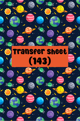 Planets (02) Transfer Sheets