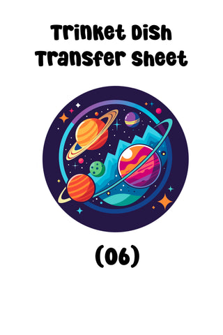 Space (02) Trinket Dish Transfer Sheet