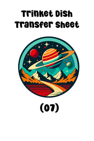 Space (03) Trinket Dish Transfer Sheet
