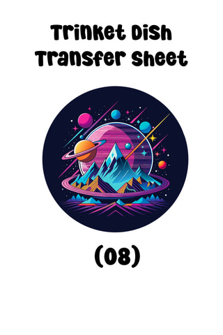 Space (04) Trinket Dish Transfer Sheet