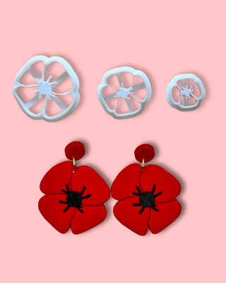 Poppies Polymer Clay Cutter