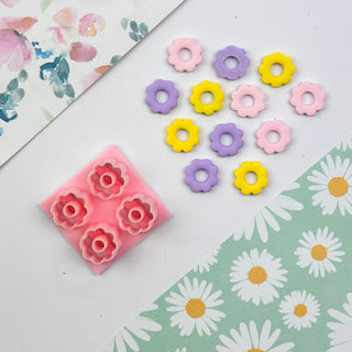 4PC Flower (02) - Polymer Clay Cutter