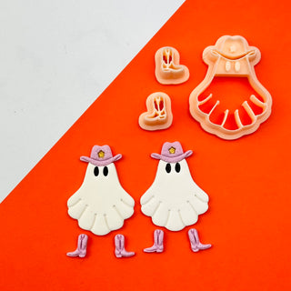 Cowboy Ghost - Polymer Clay Cutters