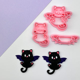 Cat Bat - Polymer Clay Cutters