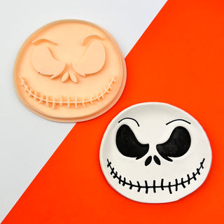 Skeleton Head Trinket Dish Polymer Clay Cutter