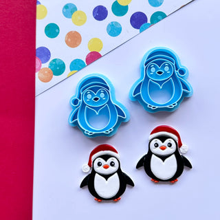 Christmas Penguin - Polymer Clay Cutters