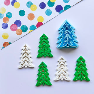 Detailed Christmas Tree - Polymer Clay Cutters