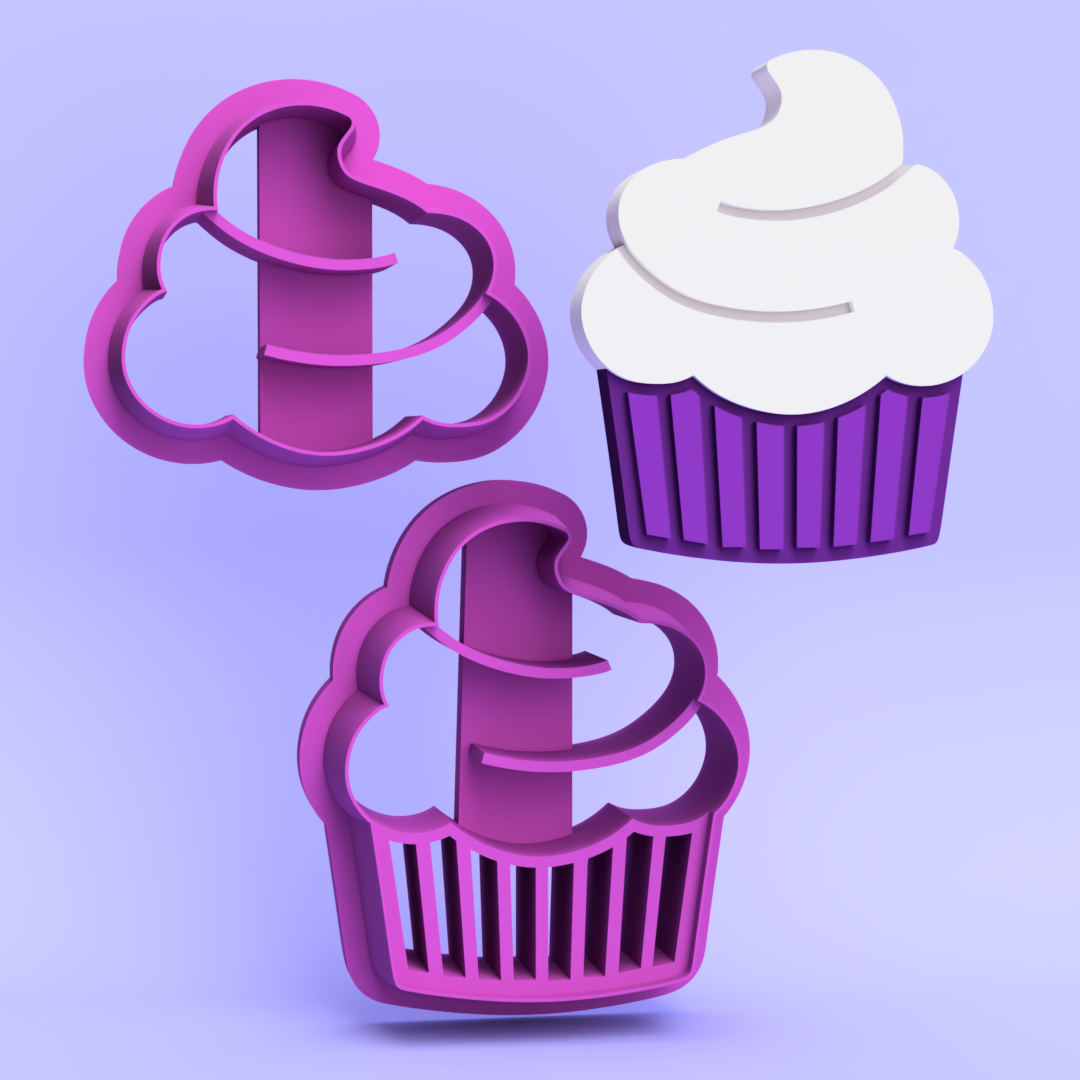Cupcakes Polymer Clay Cutter – Cut, Clay Craft