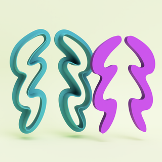 Squiggles Polymer Clay Cutter