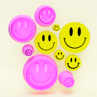 Smiley Faces Polymer Clay Cutter