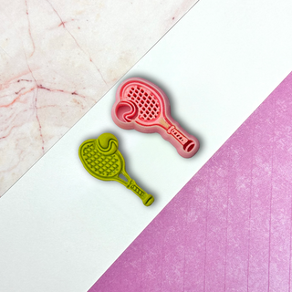 Tennis Racket Polymer Clay Cutter