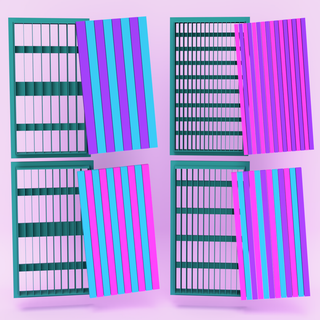 Stripe/Checkerboard Guides Polymer Clay Cutters