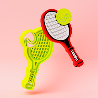 Tennis Racket Polymer Clay Cutter